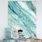 Designart - Silver Springs I Blue Green - Nautical & Coastal Canvas Art
